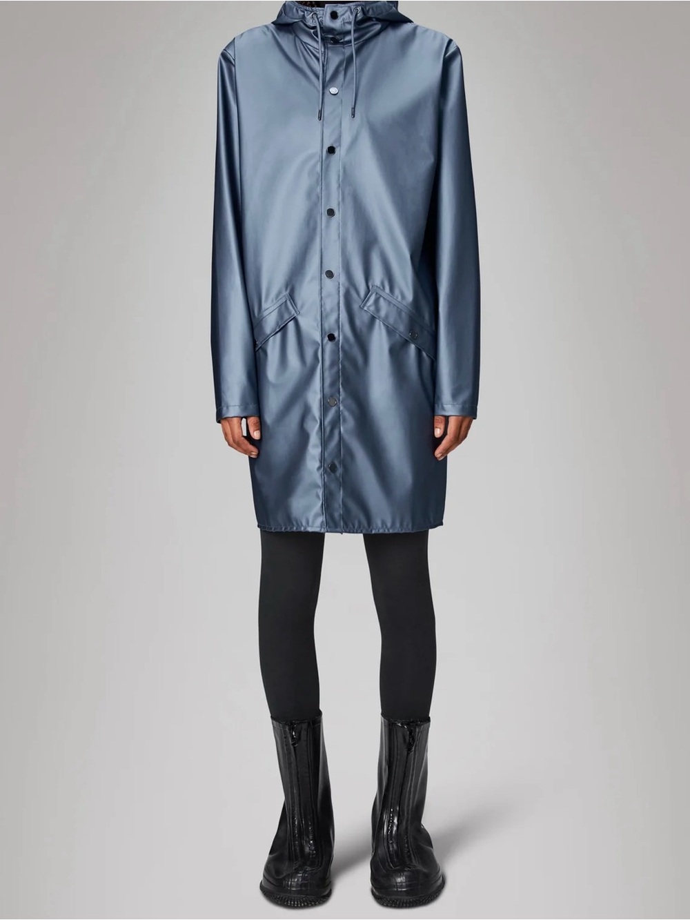 RAINS Long Jacket - Bay